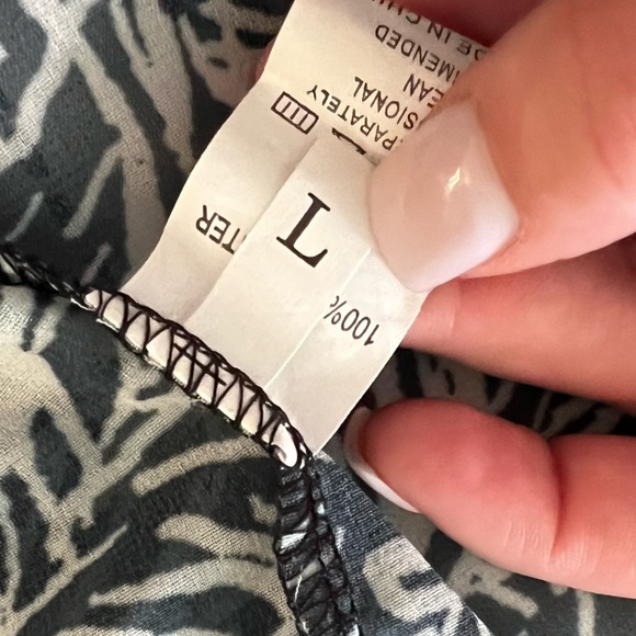 Women’s large black / white kimono - Picture 3 of 5